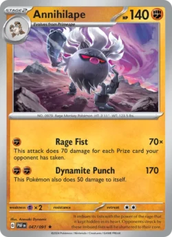 Annihilape (#047) — Reverse Holo — PAF 047