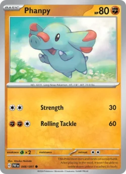 Phanpy (#048) — Reverse Holo — PAF 048