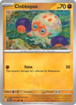 Clobbopus (#051) — Reverse Holo — PAF 051