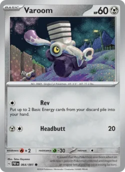Varoom (#064) — Reverse Holo — PAF 064