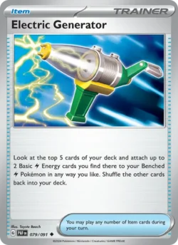 Electric Generator (#079) — Reverse Holo — PAF 079