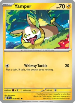 Yamper (#058) — Reverse Holo — TEF 058