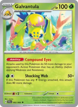 Galvantula (#002) — Reverse Holo — SFA 002