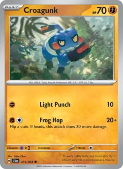 Croagunk (#023) — Reverse Holo — SFA 023