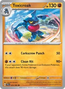 Toxicroak (#024) — Reverse Holo — SFA 024