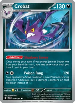 Crobat (#029) — Reverse Holo — SFA 029