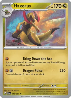Haxorus (#046) — Reverse Holo — SFA 046