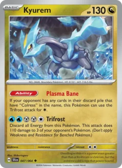 Kyurem (#047) — Reverse Holo — SFA 047