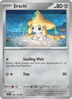 Jirachi (#098) — Reverse Holo — SCR 098