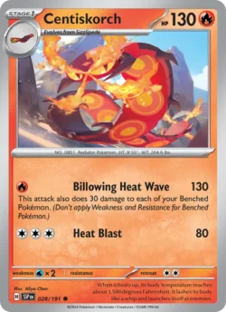 Centiskorch (#028) — Reverse Holo — SSP 028