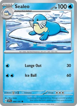 Sealeo (#044) — Reverse Holo — SSP 044