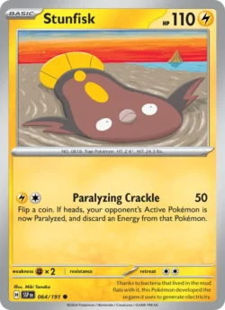 Stunfisk (#064) — Reverse Holo — SSP 064