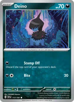Deino (#117) — Reverse Holo — SSP 117