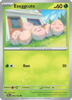 Exeggcute (#001) — Reverse Holo — PRE 001