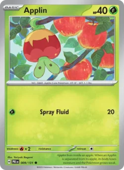 Applin (#009) — Reverse Holo — PRE 009