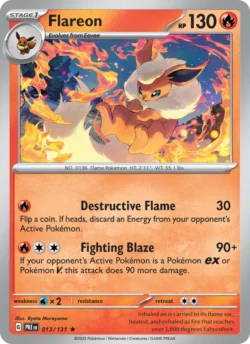 Flareon (#013) — Reverse Holo — PRE 013