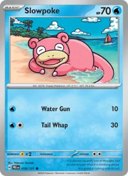 Slowpoke (#018) — Reverse Holo — PRE 018