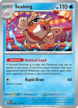 Seaking (#021) — Reverse Holo — PRE 021