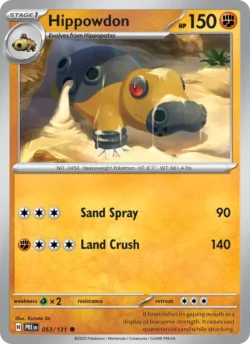 Hippowdon (#053) — Reverse Holo — PRE 053