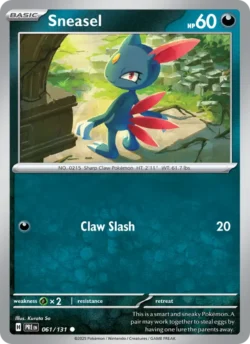 Sneasel (#061) — Reverse Holo — PRE 061