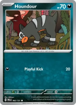 Houndour (#062) — Reverse Holo — PRE 062