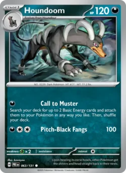 Houndoom (#063) — Reverse Holo — PRE 063
