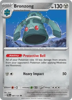 Bronzong (#067) — Reverse Holo — PRE 067