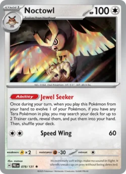 Noctowl (#078) — Pokeball — Reverse Holo — PRE 078