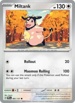 Miltank (#081) — Pokeball — Reverse Holo — xPRE 081 — PRE 081