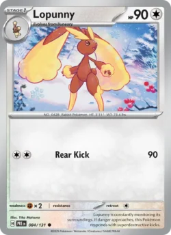 Lopunny (#084) — Pokeball — Reverse Holo — xPRE 084 — PRE 084