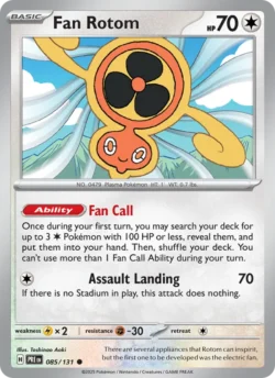 Fan Rotom (#085) — Reverse Holo — PRE 085