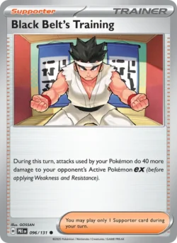 Black Belt's Training (#096) — Reverse Holo — PRE 096
