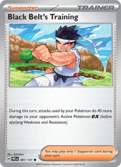 Black Belt's Training (#097) — Reverse Holo — PRE 097