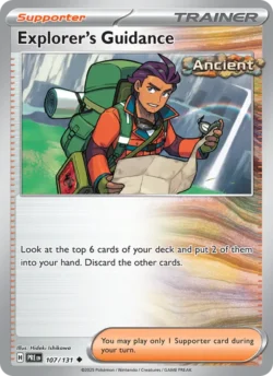 Explorer's Guidance (#107) — Pokeball — Reverse Holo — xPRE 107 — PRE 107