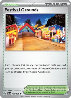 Festival Grounds (#108) — Reverse Holo — PRE 108