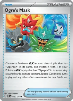 Ogre's Mask (#118) — Reverse Holo — PRE 118