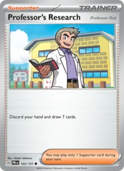 Professor's Research (#122) — Reverse Holo — PRE 122