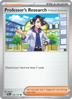 Professor's Research (#125) — Reverse Holo — PRE 125