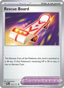 Rescue Board (#126) — Reverse Holo — PRE 126
