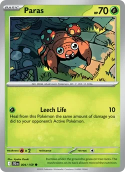 Paras (#004) — Reverse Holo — JTG 004