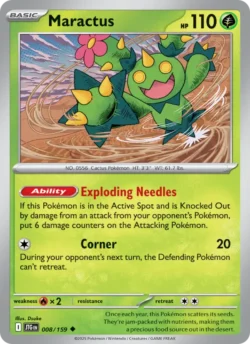 Maractus (#008) — Reverse Holo — JTG 008
