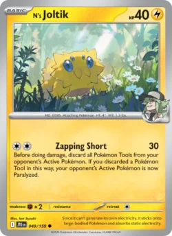 N's Joltik (#049) — Reverse Holo — JTG 049