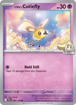 Lillie's Cutiefly (#066) — Reverse Holo — JTG 066