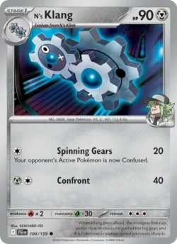 N's Klang (#104) Reverse Holo — Reverse Holo — JTG 104