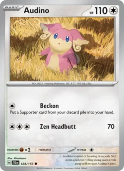 Audino (#124) Reverse Holo — Reverse Holo — JTG 124