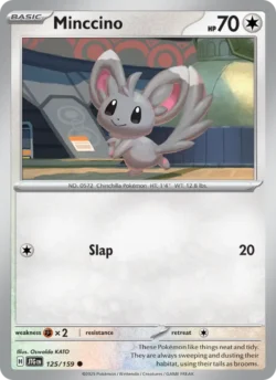 Minccino (#125) — Reverse Holo — JTG 125