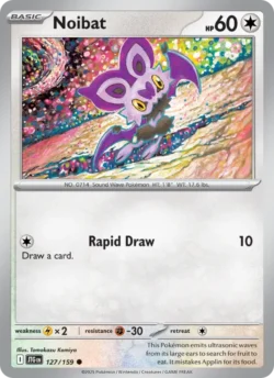 Noibat (#127) Reverse Holo — Reverse Holo — JTG 127