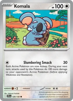 Komala (#129) — Reverse Holo — JTG 129
