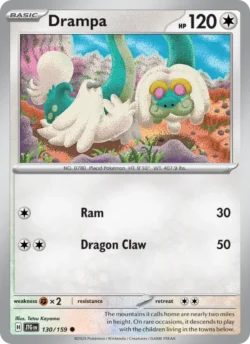 Drampa (#130) — Reverse Holo — JTG 130