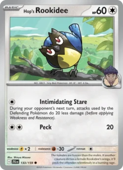 Hop's Rookidee (#133) — Reverse Holo — JTG 133